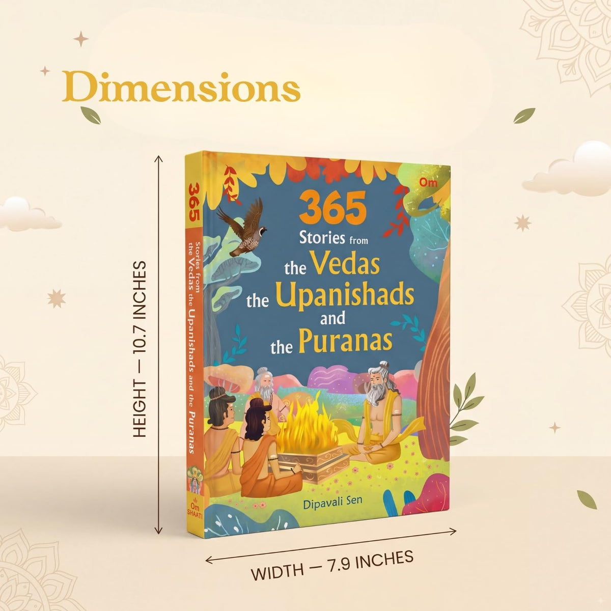 365 Stories from the Vedas: The Upanishads and the Puranas - Indian Mythology Storybook for Kids | Ancient Indian Wisdom | Spiritual Tales | Life Lessons | Colourful Illustrated for Children