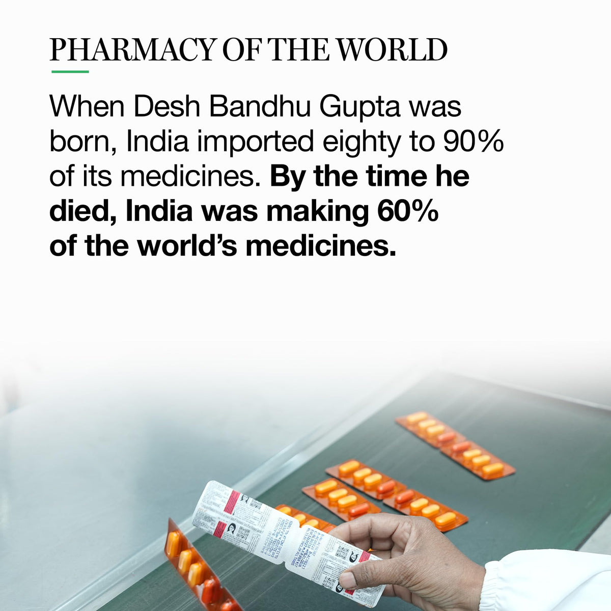 MADE IN INDIA : The Story of Desh Bandhu Gupta,Lupin and Indian Pharma