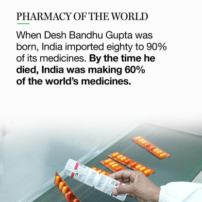 MADE IN INDIA : The Story of Desh Bandhu Gupta,Lupin and Indian Pharma