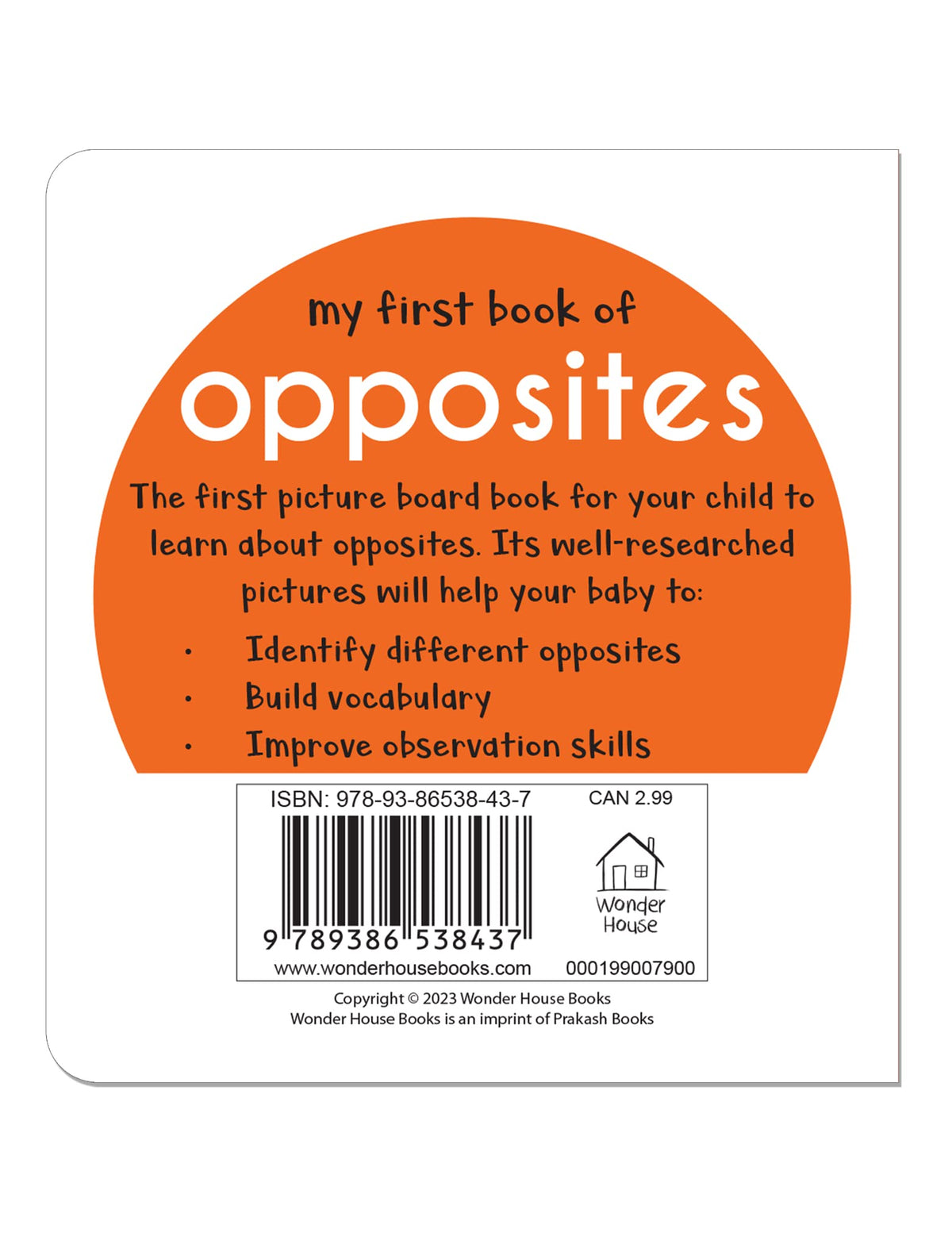 My First Book of Opposites | First Concept Board Book for Babies, Toddlers & Preschoolers | Learn Big–Small, Hot–Cold & More with Bright Pictures | Early Learning Book for Kids Ages 0-3 Years