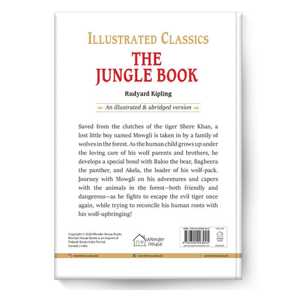 The Jungle Book | Illustrated Abridged Children Classics English Novel With Review Questions (Hardback)
