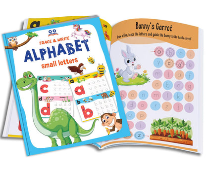 Tracing Books for Kids | Pencil Control Activity Book for Kids [4 Books] | Premium Quality Writing Practice Books - Alphabet ABC (Capital & Small Letters), Numbers, Lines & Pattern | Ages: 2 - 5 Years