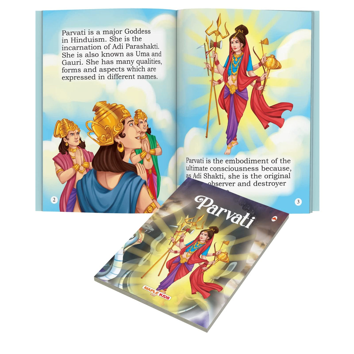 My First Goddesses (Illustrated) (Set of 5 Books) - Story Books for Kids - Parvati, Lakshmi, Saraswati, Indrani, Durga - Read Aloud to Infants, Toddlers