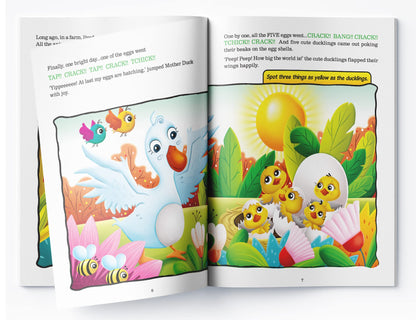 Fairy Tales Comprehension: The Ugly Duckling Classic Tale with Fun Reading Practice | Ages 5–8 | Develop Emotional Understanding & Literacy Skills