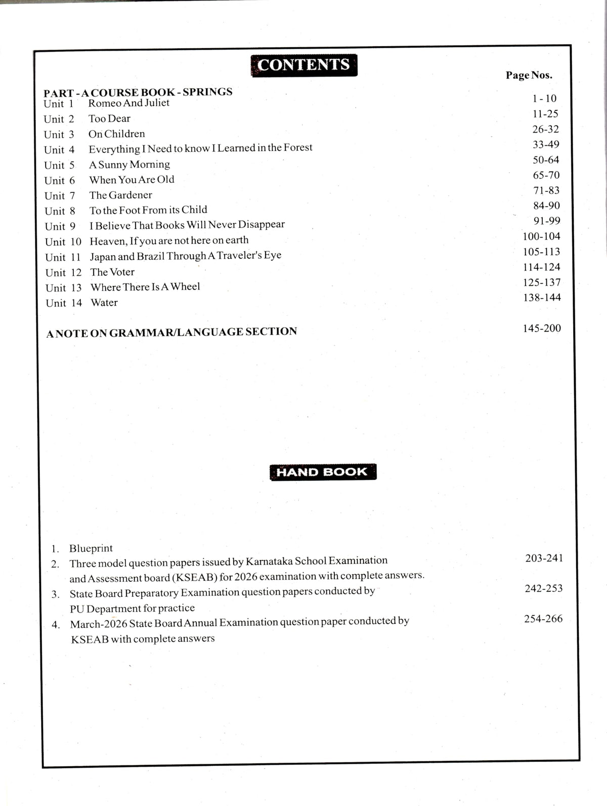 Jeevith 2nd PUC - ENGLISH - Student's Illuminator|A Complete Question Bank With Answers- An Authentic Approach|Thoroughly Updated For 2026-27|