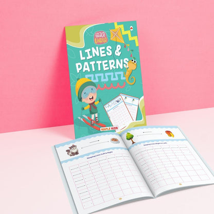 Lines and Curves - Pattern Writing - Writing Practice Book for Kids - 2 to 5 Years Old Kids - Learn and Practice - Tracing Book for Toddlers, Nursery, Pre School Children
