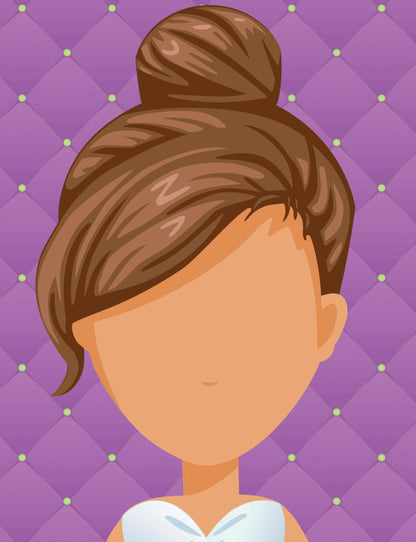 Princess Create a Face Sticker Book for Kids Ages 3-7 | Interactive Activity Book with Blank Faces to Decorate with Princess Stickers, Tiaras, Bows & ... for Girls | Imaginative Play & Creativity