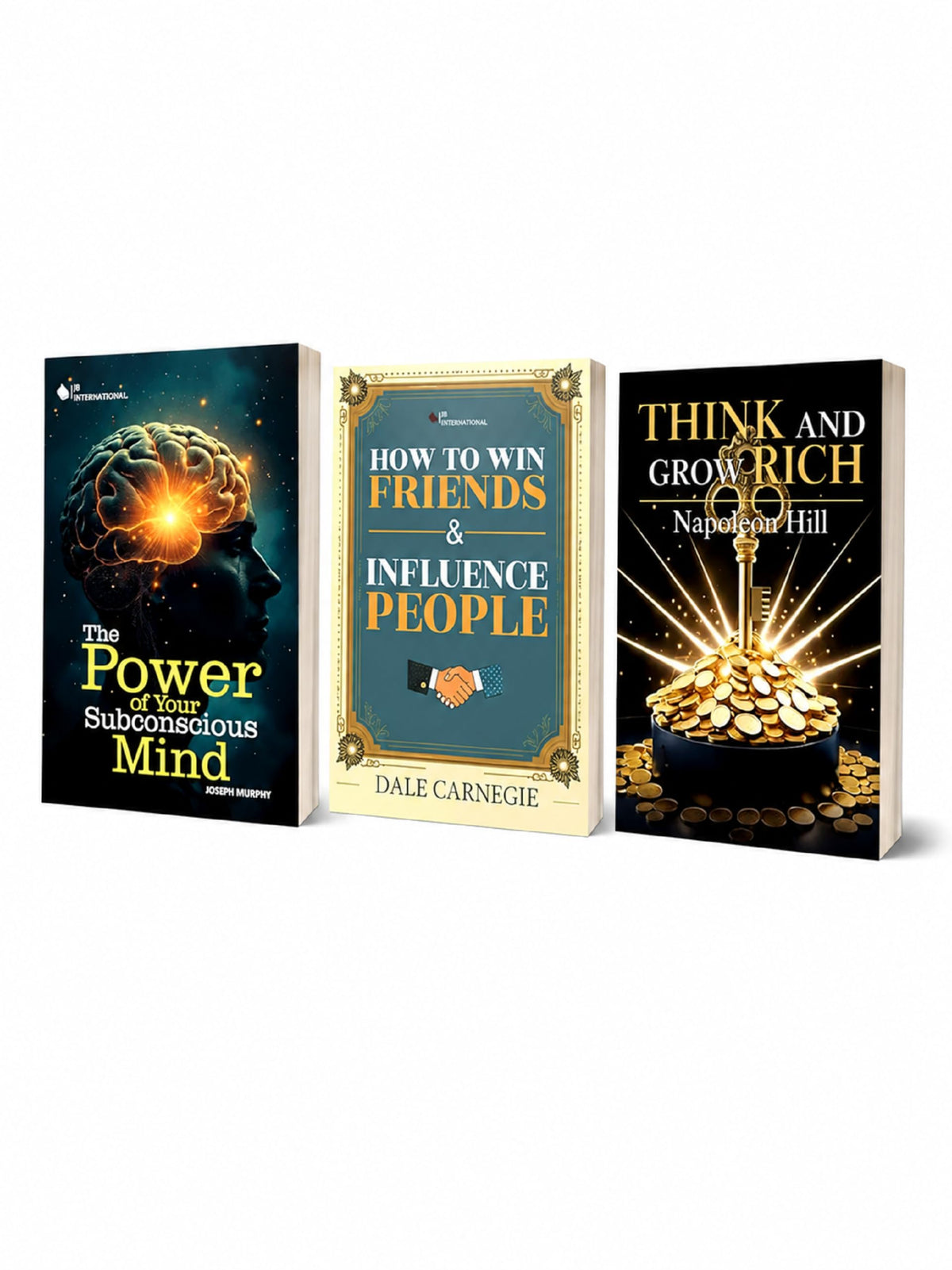 The Power of Your Subconscious Mind + How to Win Friends and Influence People + Think and Grow Rich | Combo Set of 3 Books | Joseph Murphy, Dale Carnegie, Napoleon Hill | For Personal Growth & Success