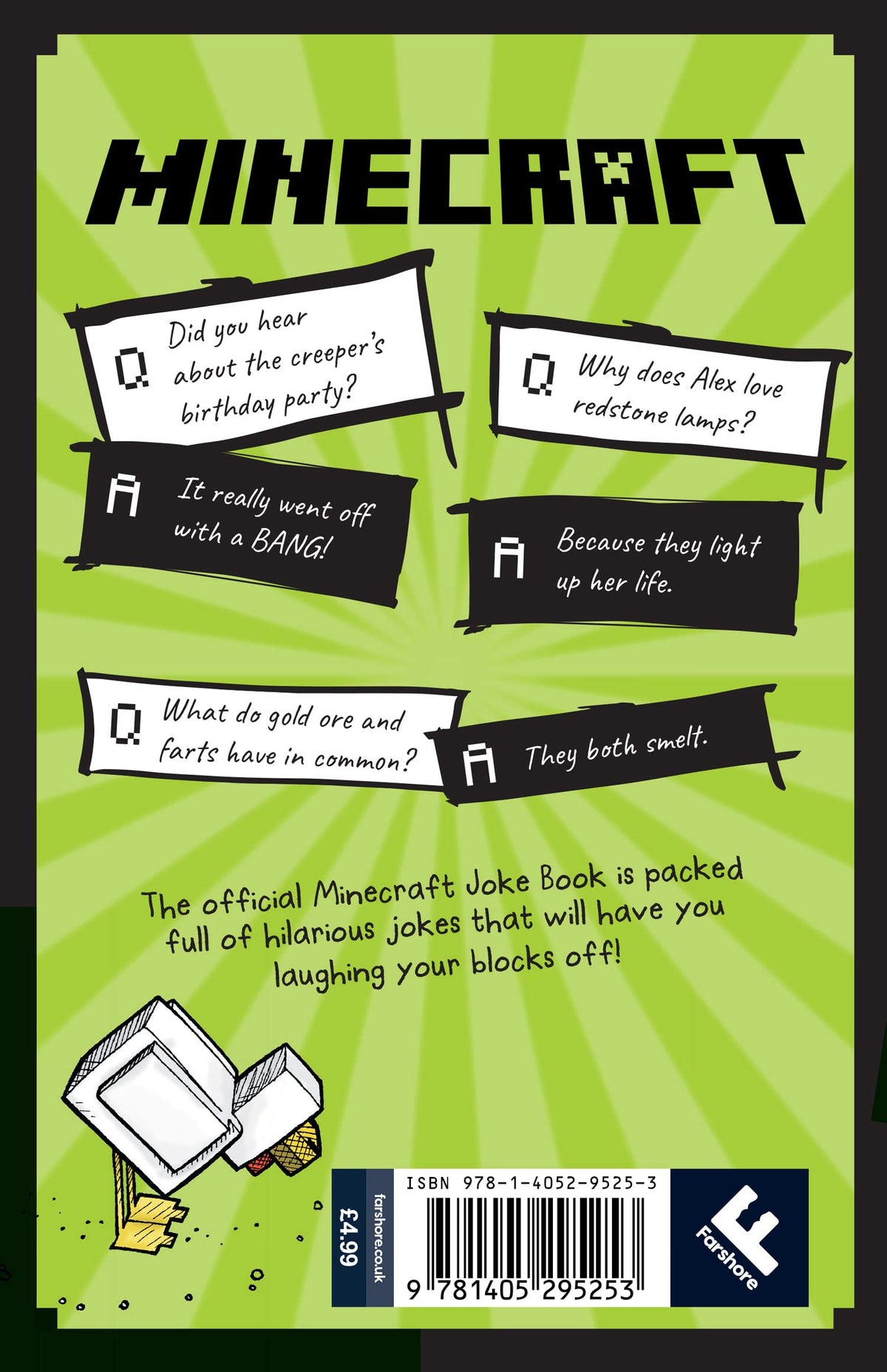 Minecraft Joke Book: An official illustrated Minecraft children’s joke book – perfect for funny kids who are into video games aged 7, 8, 9, 10 and 11!