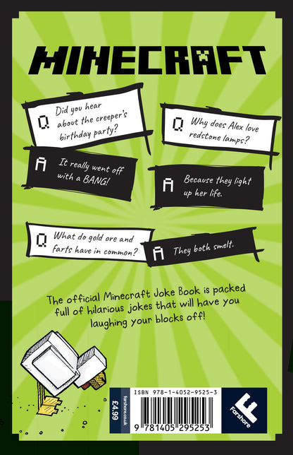 Minecraft Joke Book: An official illustrated Minecraft children’s joke book – perfect for funny kids who are into video games aged 7, 8, 9, 10 and 11!