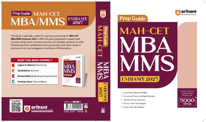 Arihant Prep Guide for MAH-CET MBA MMS Entrance 2027 - For Maharashtra MBA CET 2027