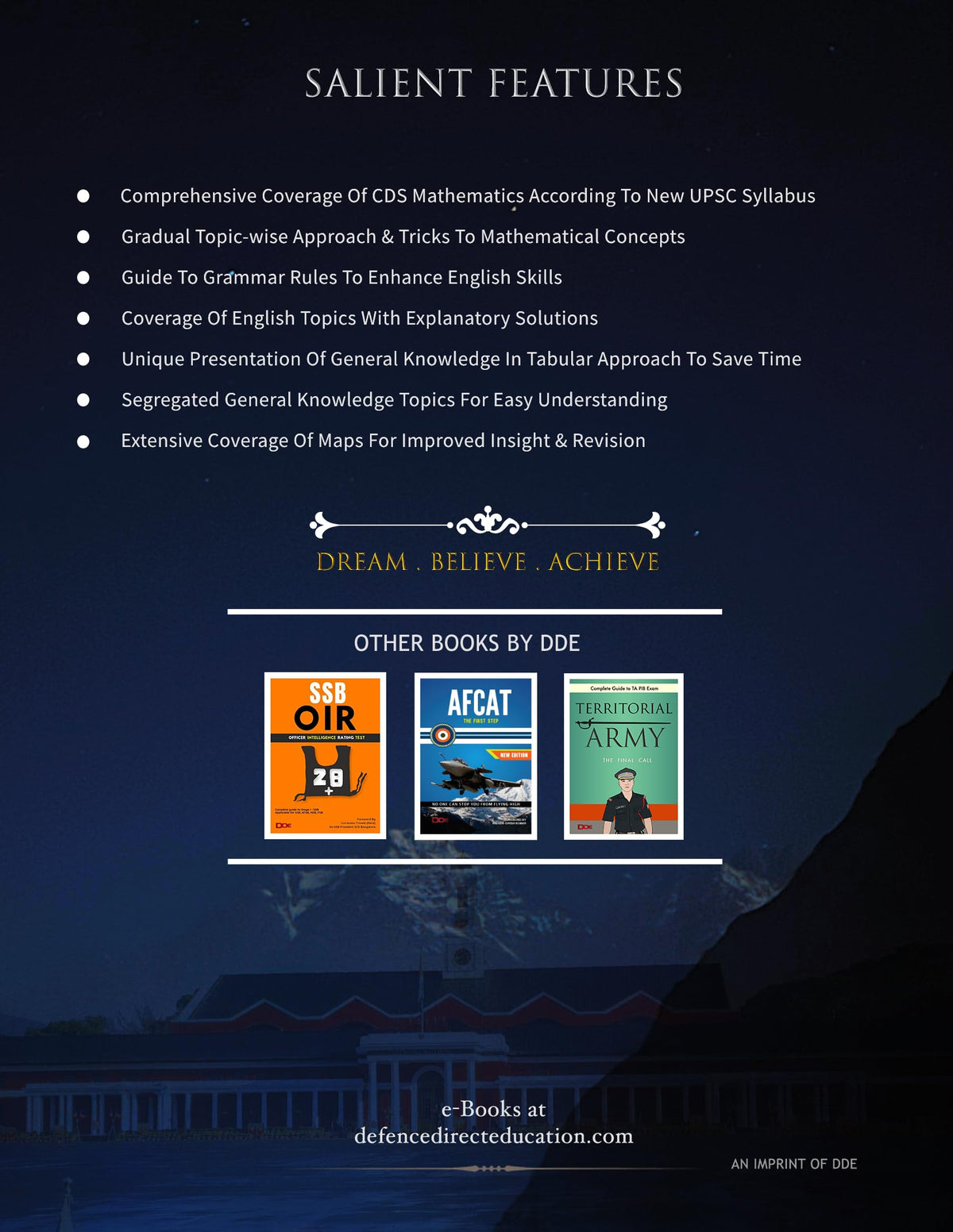 Mission CDS Book : Path To Success | Latest English Pattern, In-depth NCERT GK, Shortcut tricks for Mathematics (Combined Defence Services Entrance Examination)