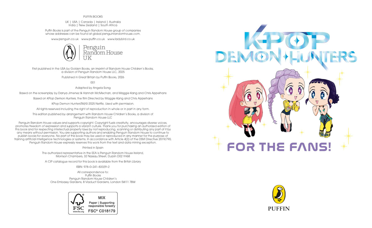 KPop Demon Hunters: For the Fans!: The Official Storybook