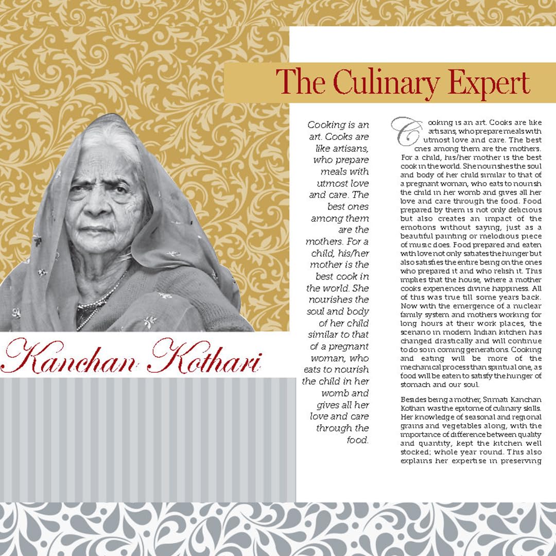 Dadi Ki Rasoi (English) | 80+ Indian Vegetarian Recipes | Colourful Food Photos | Step-by-Step Cooking Guide | Hardbound | Gifting Book | Glossy Paper | Kanchan Kothari | Patrika Publication