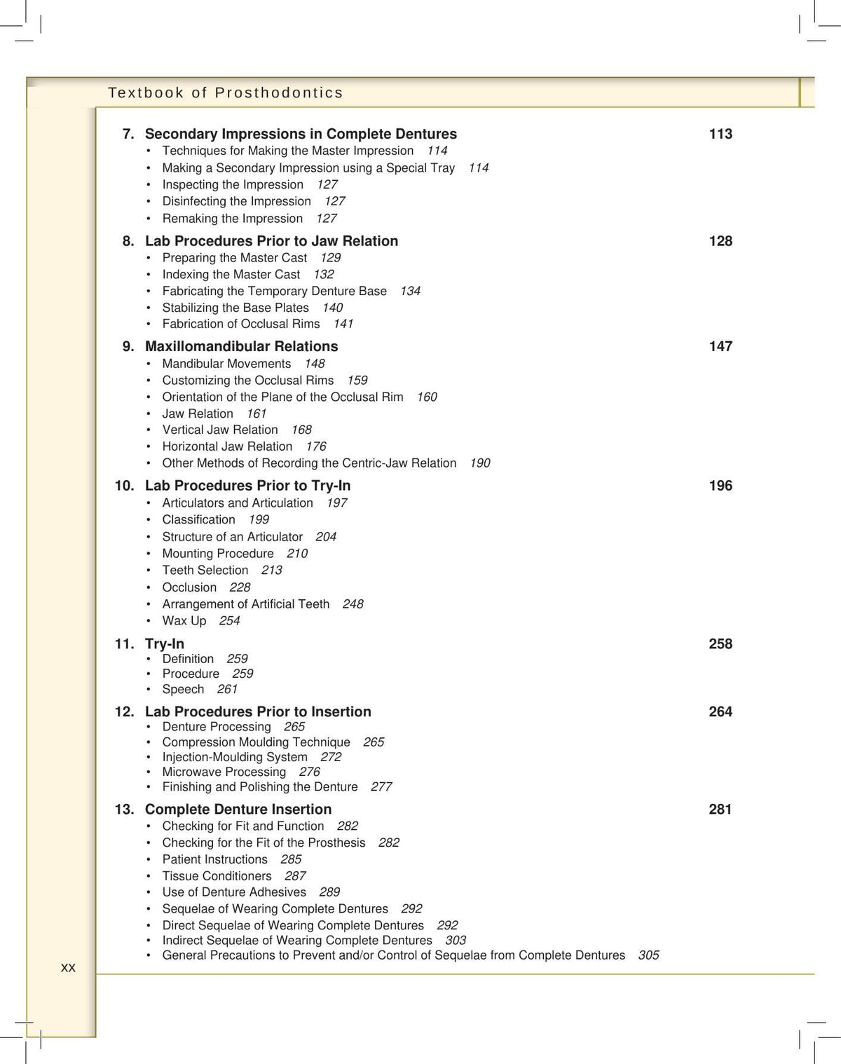 Textbook of Prosthodontics