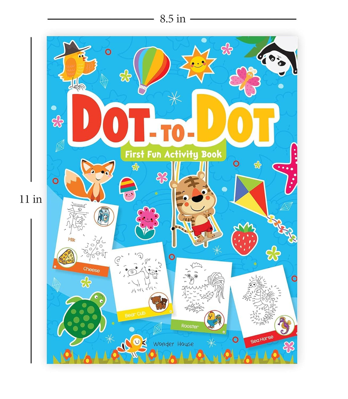 Dot To Dot | First Fun Activity Book For Kids | Beginner Connect-The-Dots Puzzles | Ages 4–7 | 2+ Hours Of Creative Play