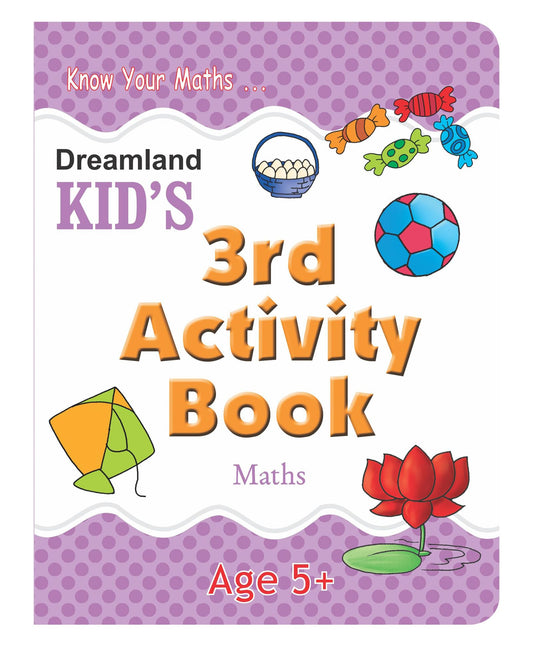3rd Activity Book - Maths book cover