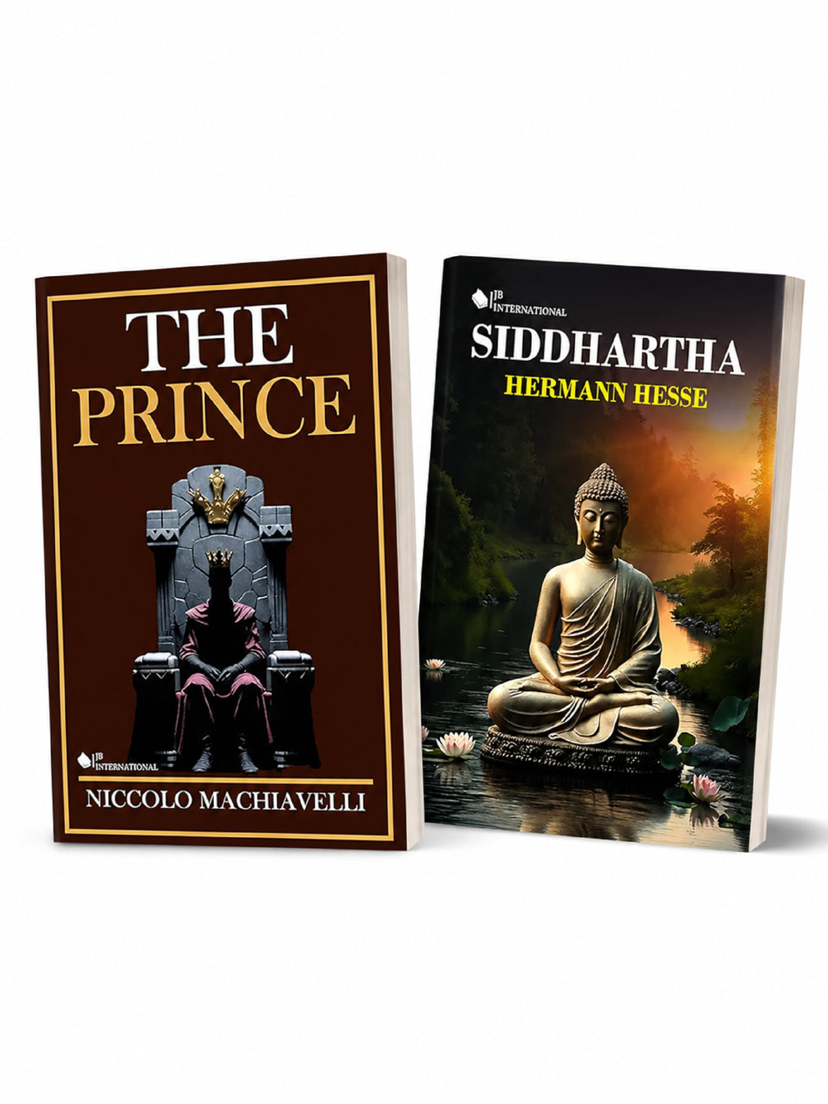 Siddhartha + The Prince | Combo Set of 2 Books | Hermann Hesse, Niccolo Machiavelli | For Philosophical Fiction Lovers | Paperback