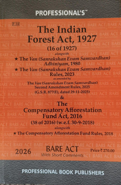 The Indian Forest Act, 1927 Bare Acts 2026 EDITION Professional