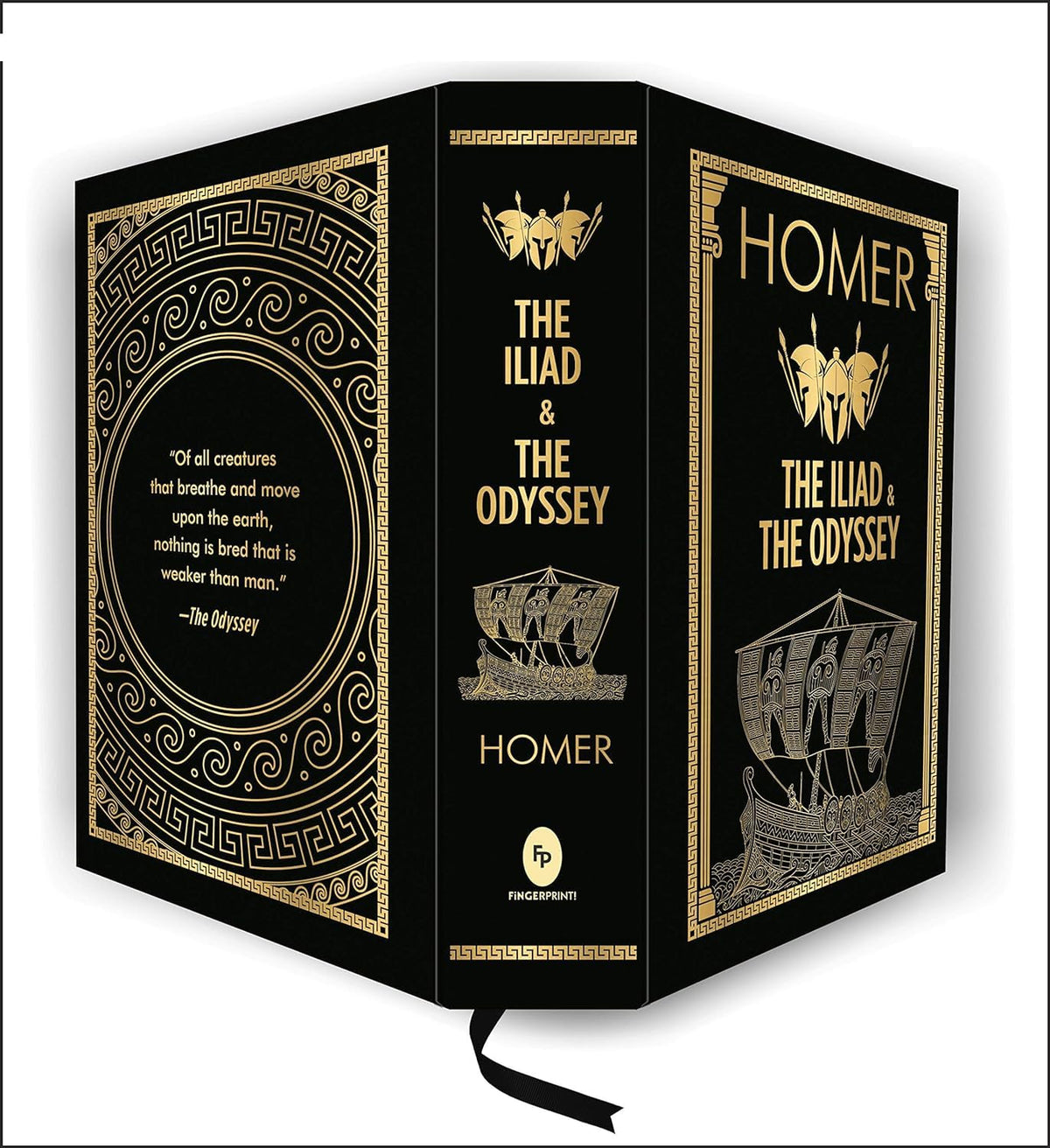 HOMER: The Iliad and The Odyssey (Deluxe Hardbound Edition)