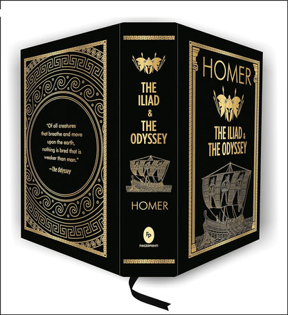HOMER: The Iliad and The Odyssey (Deluxe Hardbound Edition)
