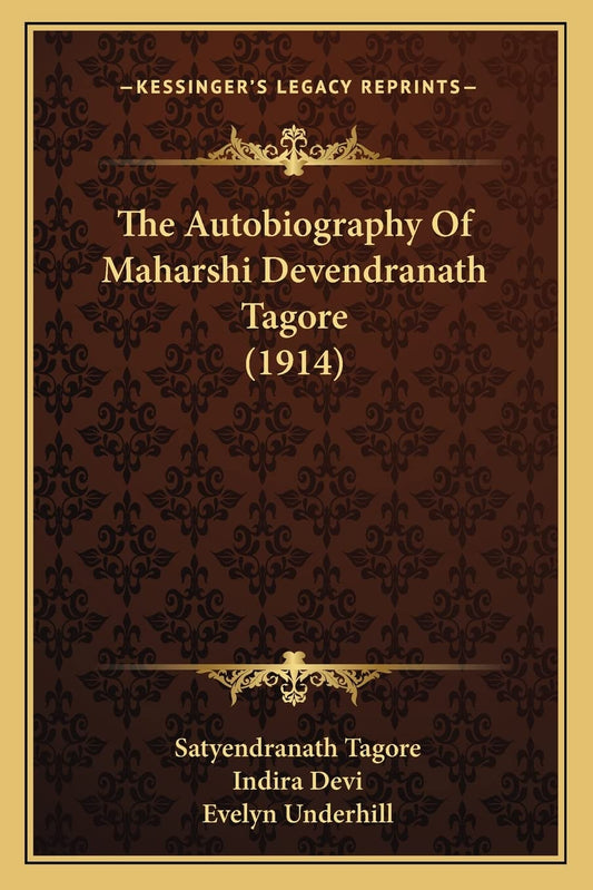 The Autobiography of Maharshi Devendranath Tagore (1914) book cover