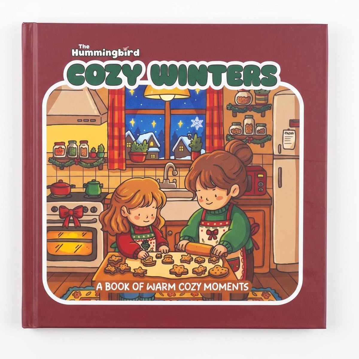 Cozy Winters: A Stress-Relieving Coloring Book for Adults & Kids with Christmas Vibes, Snowy Scenes & Winter Moments