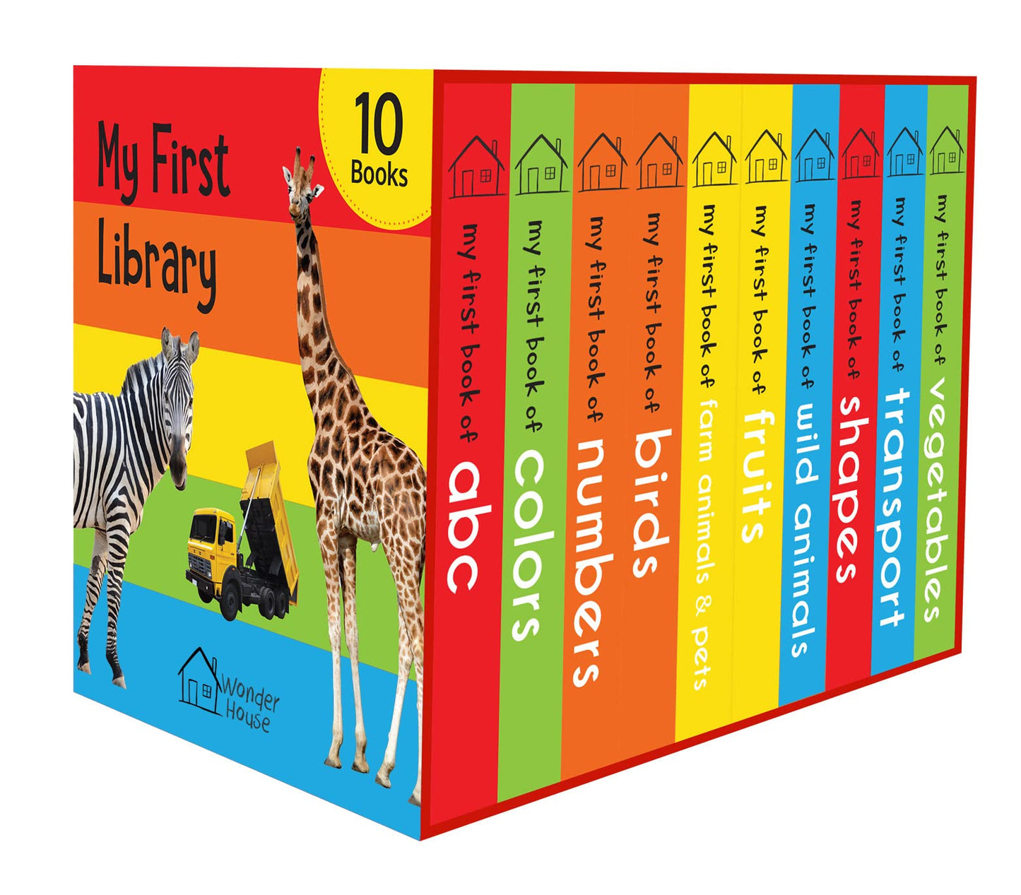 My First Library: Boxset of 10 Board Books for Kids book cover