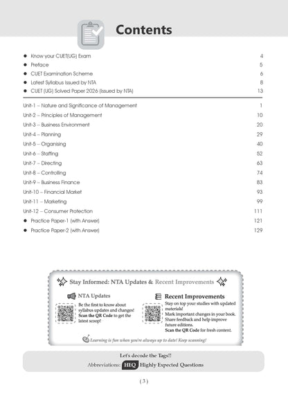 Oswaal NTA CUET (UG) Chapter-wise Solved Papers Question Bank | Business Studies | PYQs (2022–2026) NCERT aligned MCQs | With Solved Paper 2026 | For 2027 Exam | With Oswaal AI
