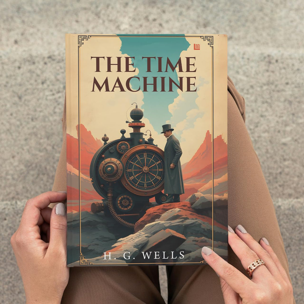 The Time Machine By H G Wells [Premium Paperback] Fiction books | Classic Literature Books & Novels | Science fiction books for teenagers | Classic books | English Novels | Story books for kids 12-15