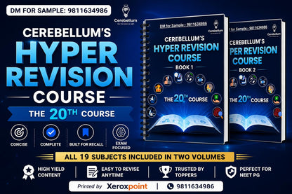 Cerebellum Hyper Revision Course Book Set, 2 Volumes