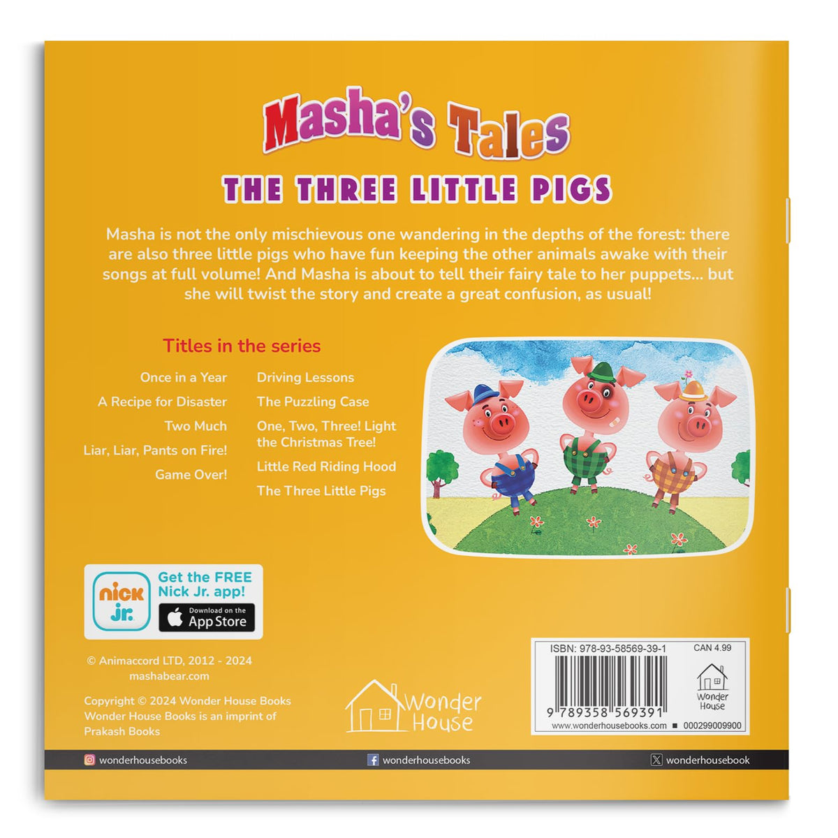 Masha Tales: The Three Little Pigs (Story Book)