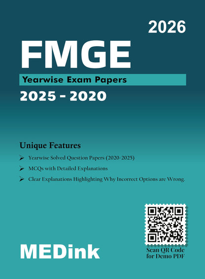 FMGE Yearwise Solved Question Papers (PYQ) for 2026 Exam | 2020–2025 Previous Year Question Papers with Detailed Explanations