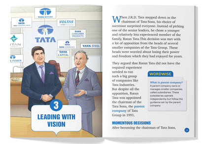 Legends and Leaders: Ratan Tata: Ratan Tata: Inspiring journey of India’s Iconic Entrepreneur I Leadership, Business Success & Philanthropy | ... & Inspiration | Ages 5+| Select Learning