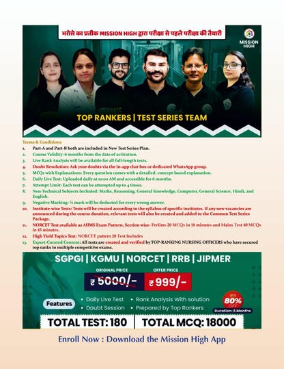 Mission Old Paper Volume-I | All Nursing Exams PYQs | 150+ Solved Papers (2015-2025) | 20,000+ MCQs | 4th Edition-2026 (Mission High Publication, Jaipur, M. L. Saini, L. R. Solanki)