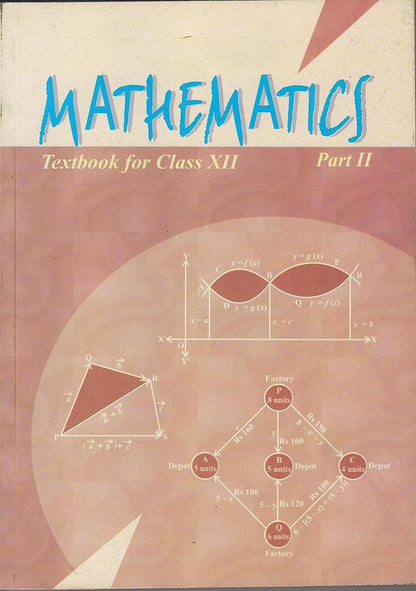 Ncert Mathematics Part 2 Class 12 (S) 2025-26 Edition