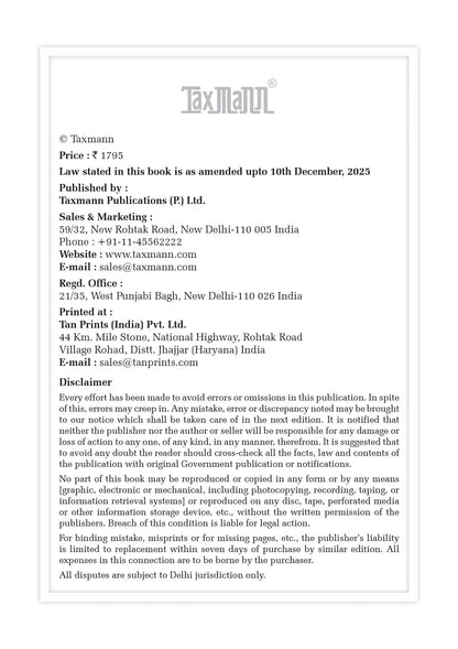 Taxmann's SARFAESI & Debts Recovery Law Manual [2026 Edition] – Practice-Focused Reference Consolidating SARFAESI Act & RDB Act—along with Rules | RBI Directions | Notifications | Case Law