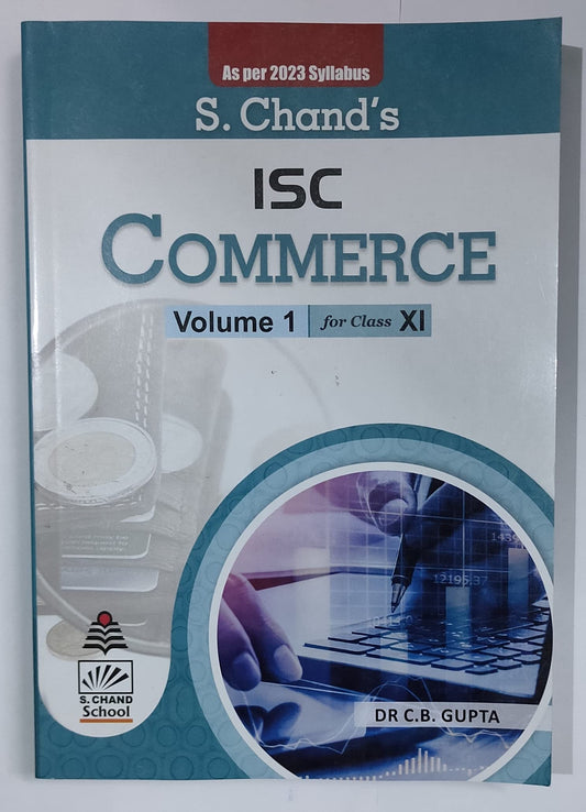 S. Chand's ISC Commerce for Class XI by C.B. Gupta (Author) book cover