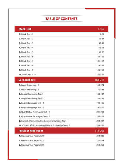 CLAT UG Exam Preparation Book 2024 - 23 Unsolved Tests (10 Practice Tests, 10 Sectional Tests and 3 Previous Year Papers) with Free Access to Online Tests