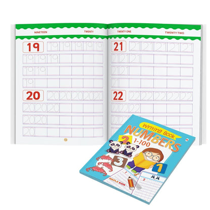 Numbers Writing Book 1-100 (Practice) - Learn and Practice - Numbers 1 to 100 - 2 to 5 Years Old Kids - Number Tracing Book - Learn Numbers - Writing Book for Toddlers, Nursery, Pre-School Children