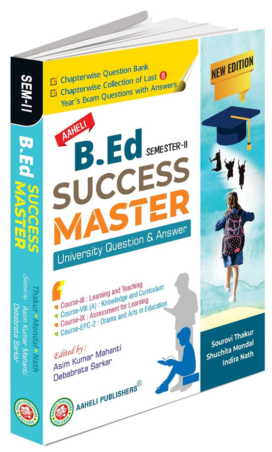 B.Ed. Scanner with Questions Answers Suggestion - Second Semester (English Version)