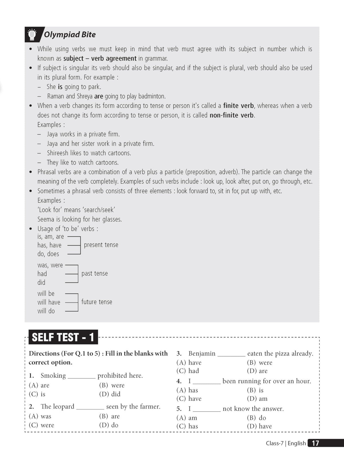 MTG English (IEO) Olympiad Prep Guide Class 7 | Detailed Theory, Exercise with Self Test For Practice | SOF Olympiad Books For Exam 2026-27 (Useful For Level-1 & 2)