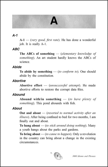 3000 Idioms And Phrases (english Improvement For Success)