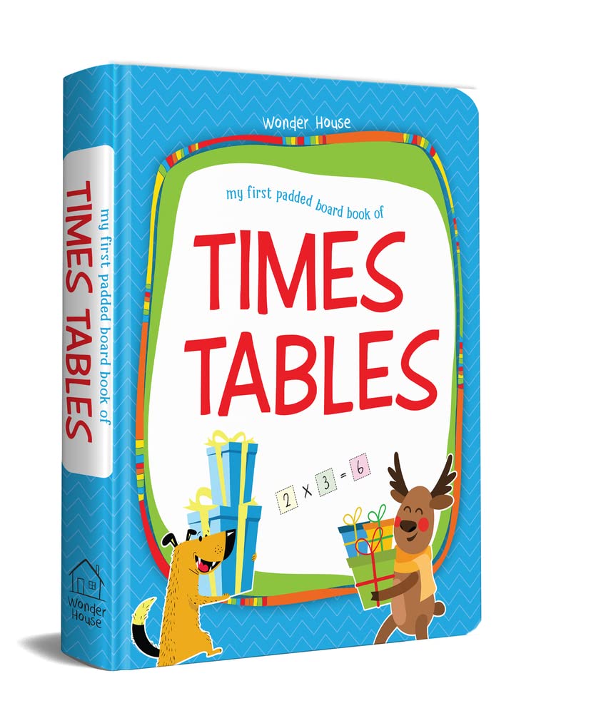 My First Padded Board Books of Times Table: Multiplication Tables From 1 - 20 book cover