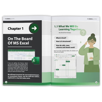 The Practical Excel Handbook: Excel for Finance, Business & Data Analysis | Build Dashboards, Financial Models & Reports | Real-World Skills for Corporate Jobs | ZebraLearn