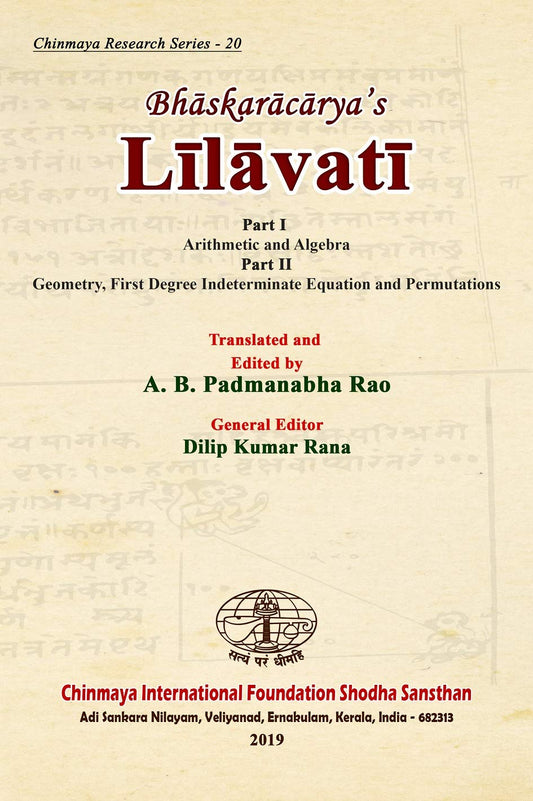 Bhaskaracarya's Lilavati Part 1 & 2 book cover