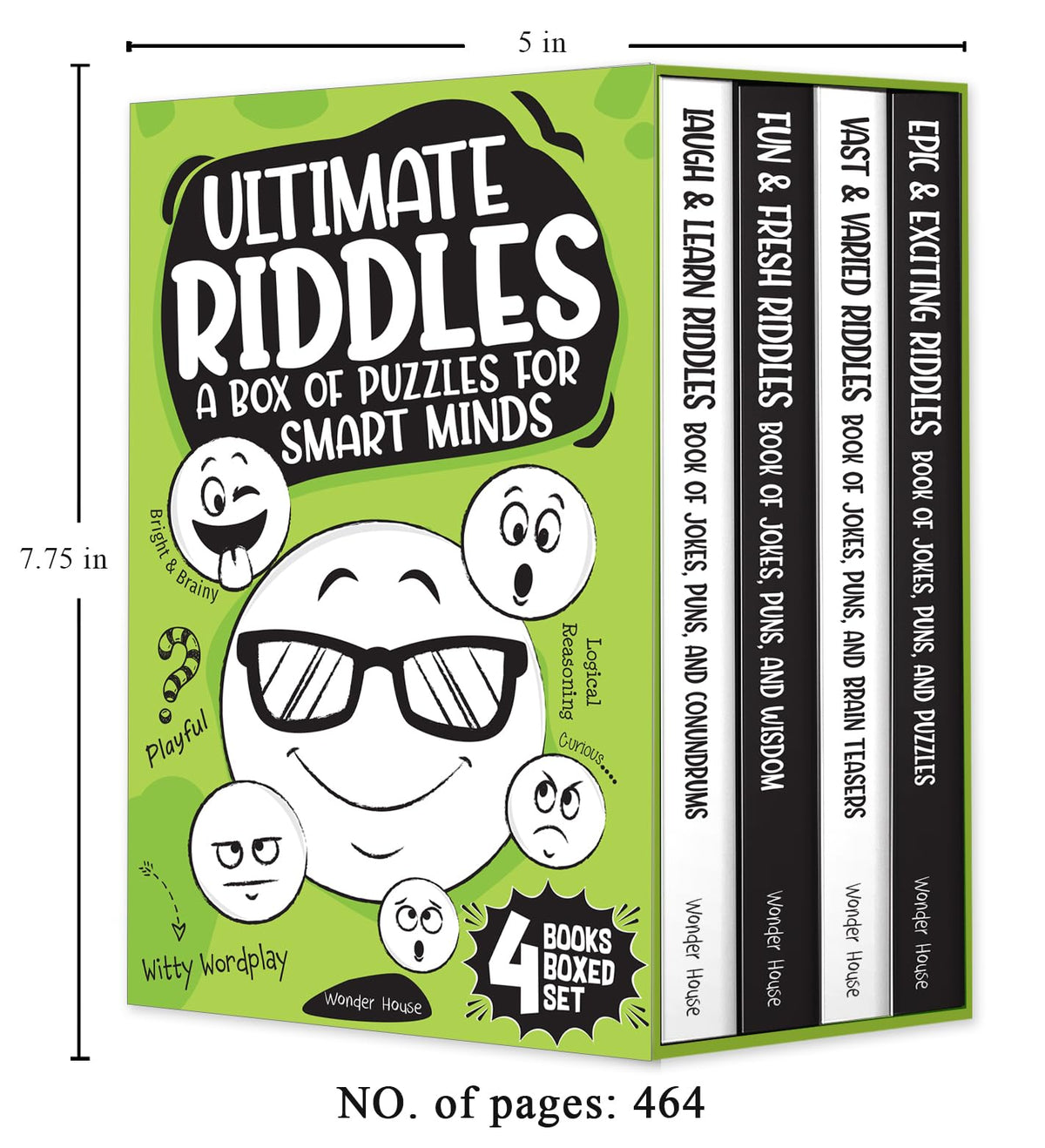 Ultimate Riddles (Boxed Set of 4 Books): A Box of Puzzles for Smart Minds