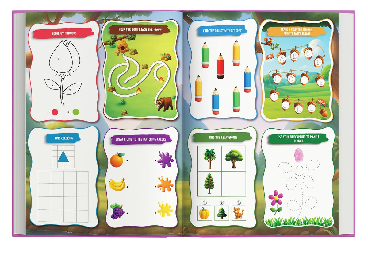 Activity Book for 3 Year Old | Best Selling 1001 Brain Booster Books for 3+ Year Old Children | Kids Activity Book - Puzzles, Mazes, Colouring, Dot-To-Dot, Matching, Seek & Find, Spot the Difference