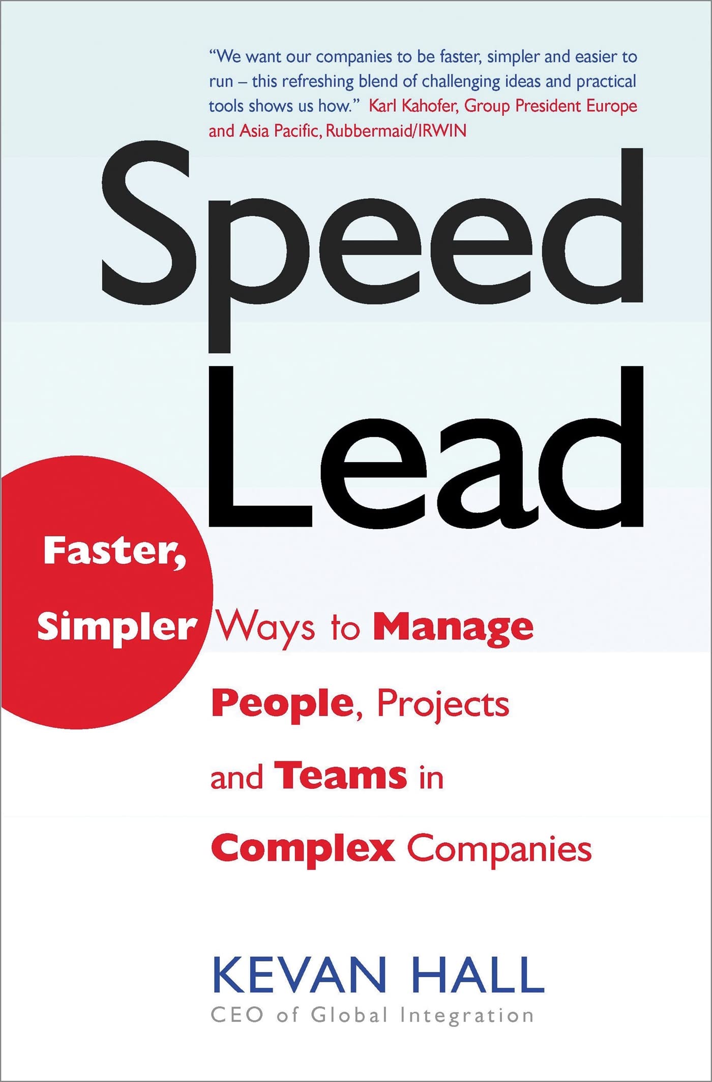 SPEED LEAD book cover