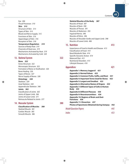 Textbook of Anatomy & Physiology for GNM Students, 3/E | As per INC Syllabus | Diagrams, Dissection Photographs, Memory Joggers and Normal Values